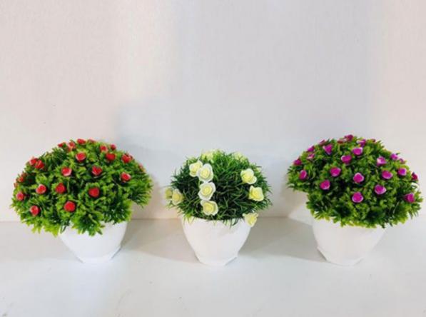دسته گل مصنوعی بوته ای زیبا با قیمت فوق العاده